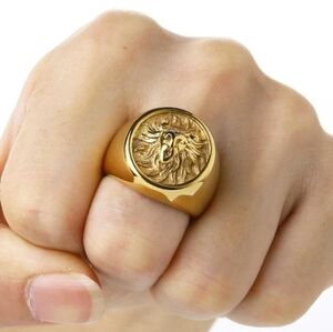 Lion ring size 7
